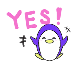 Penguin, his girlfriend and his friends sticker #4356605