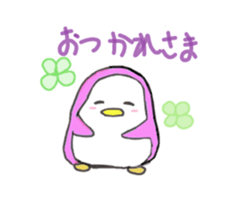 Penguin, his girlfriend and his friends sticker #4356610