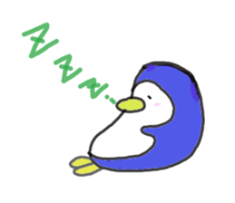 Penguin, his girlfriend and his friends sticker #4356622