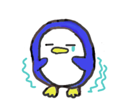 Penguin, his girlfriend and his friends sticker #4356628