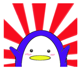 Penguin, his girlfriend and his friends sticker #4356633