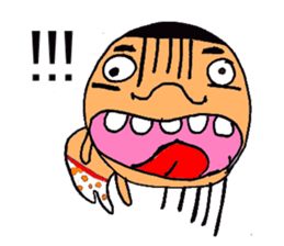 a stupid face sticker #4356960