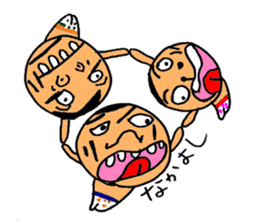 a stupid face sticker #4356980