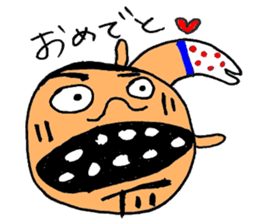 a stupid face sticker #4356987