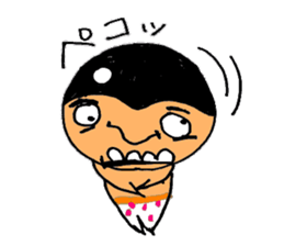 a stupid face sticker #4356988