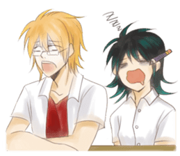 Mad Architect Student : Contrast Twin sticker #4357053