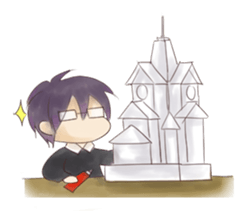 Mad Architect Student : Contrast Twin sticker #4357059