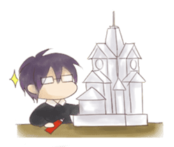 Mad Architect Student : Contrast Twin sticker #4357059