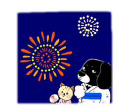 Kuro's daily life 3 sticker #4357295