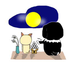 Kuro's daily life 3 sticker #4357296