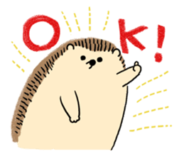 CAWAII Hedgehog Sticker sticker #4357600