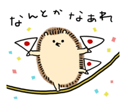 CAWAII Hedgehog Sticker sticker #4357618