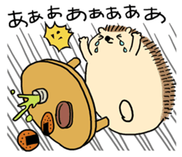 CAWAII Hedgehog Sticker sticker #4357621
