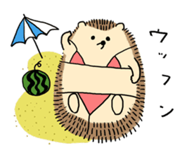 CAWAII Hedgehog Sticker sticker #4357622