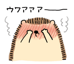 CAWAII Hedgehog Sticker sticker #4357623