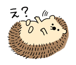 CAWAII Hedgehog Sticker sticker #4357632