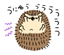 CAWAII Hedgehog Sticker sticker #4357635