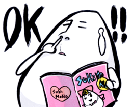 "Cyoi Uza"Egg man Sticker sticker #4358050