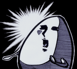 "Cyoi Uza"Egg man Sticker sticker #4358074