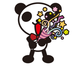 White Panda&Black Panda 1 sticker #4358573