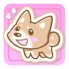 Sticker of the Shiba inu