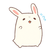 Rabbit to cheer and negative rabbit sticker #4358890