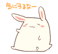 Rabbit to cheer and negative rabbit sticker #4358903