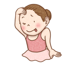 Little Lune, the Ballerina sticker #4359680