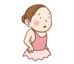 Little Lune, the Ballerina sticker #4359683