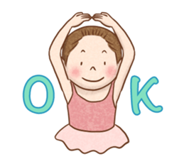 Little Lune, the Ballerina sticker #4359684