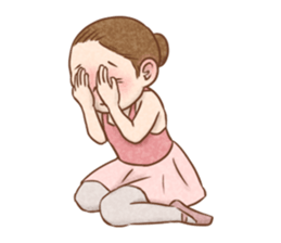 Little Lune, the Ballerina sticker #4359690