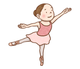 Little Lune, the Ballerina sticker #4359692