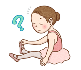 Little Lune, the Ballerina sticker #4359699
