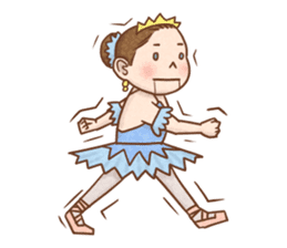 Little Lune, the Ballerina sticker #4359713