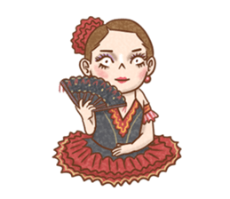 Little Lune, the Ballerina sticker #4359715