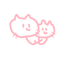 honwakako chan and cat sticker #4359725