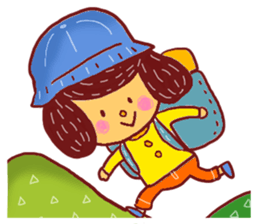 Illustration such as the picture book sticker #4359779