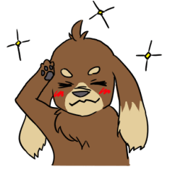 Doggy Ryu-chan stickers