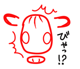 Akabeko and Samurai sticker #4360323