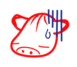 Akabeko and Samurai sticker #4360337