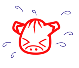 Akabeko and Samurai sticker #4360338