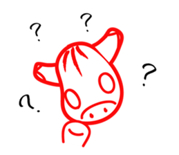 Akabeko and Samurai sticker #4360339