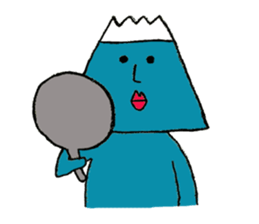 Mr.mountain and pleasant friends sticker #4361002
