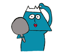 Mr.mountain and pleasant friends sticker #4361003