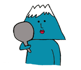 Mr.mountain and pleasant friends sticker #4361004
