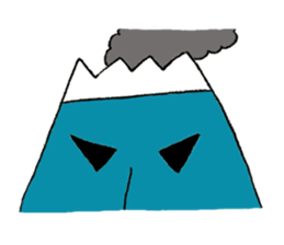 Mr.mountain and pleasant friends sticker #4361007