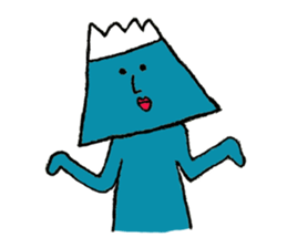Mr.mountain and pleasant friends sticker #4361008