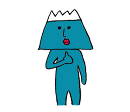 Mr.mountain and pleasant friends sticker #4361011