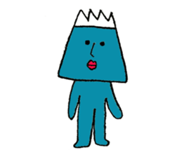 Mr.mountain and pleasant friends sticker #4361012