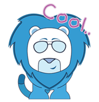 Blue Leon sticker #4361964